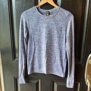 NWOT Spyder Heather Blue Long Sleeve Athletic Top XS
